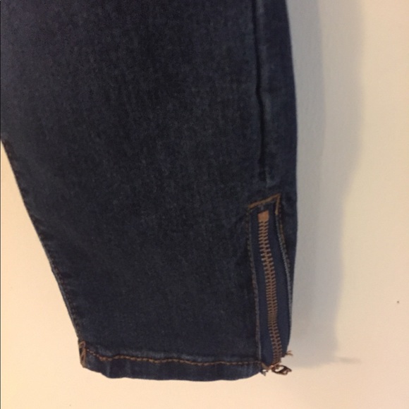 Blue Epic Denim Crop Ankle Zipper Skinny - Picture 6 of 9